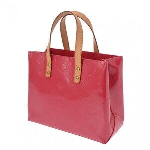 Louis Vuitton Vernis Handbag Framboise Monogram Reed